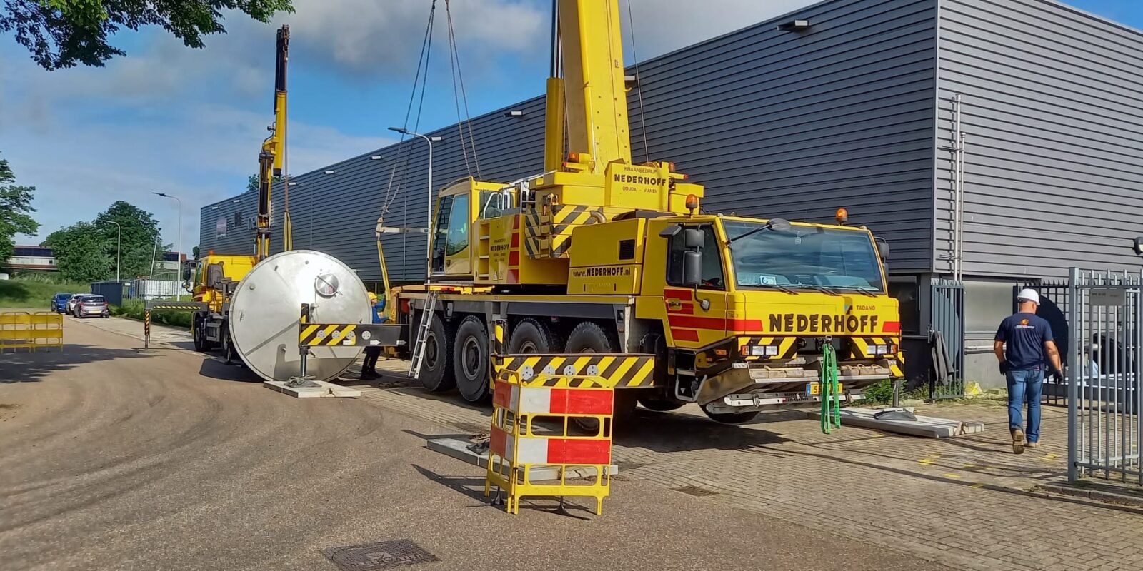 Vervangen slestank via het dak